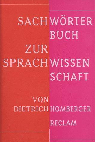 Sachwörterbuch zur Sprachwissenschaft