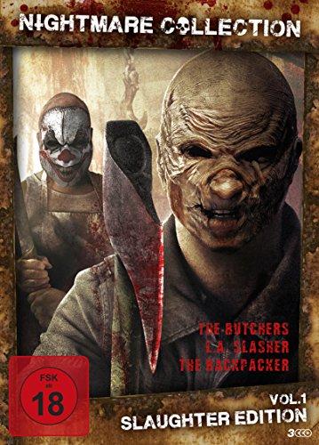 Nightmare Collection Vol. 1 - Slaughter Edition l 3 Horror Filme [3 DVDs]