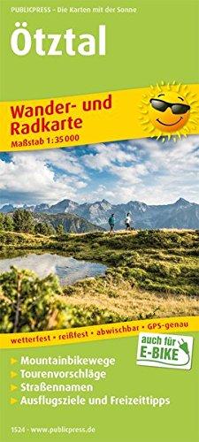 Ötztal: Wander- und Radkarte mit Ausflugszielen & Freizeittipps, wetterfest, reißfest, abwischbar, GPS-genau. 1:35000 (Wander- und Radkarte / WuRK)