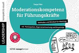 Moderationskompetenz für Führungskräfte: Methoden und Mindset für Meetings mit Partizipation, Eigenverantwortung und Kreativität (leadership kompakt & visuell)