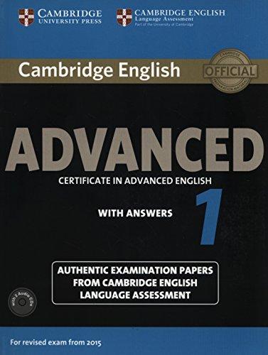 Cambridge English Advanced 1 for Revised Exam from 2015 Student's Book Pack (Student's Book with Answers and Audio CDs (2)): Authentic Examination Pap (Cae Practice Tests)