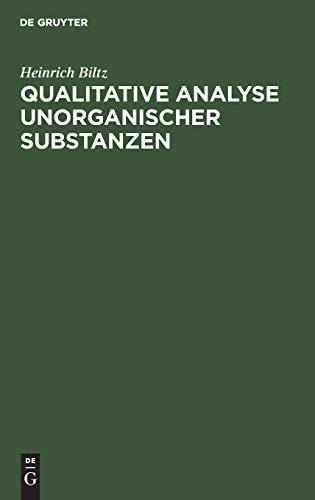 Qualitative Analyse unorganischer Substanzen