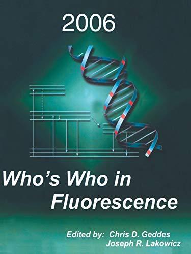 Who's Who in Fluorescence 2006