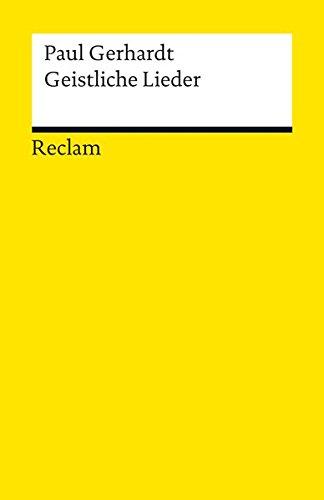 Geistliche Lieder (Reclams Universal-Bibliothek)