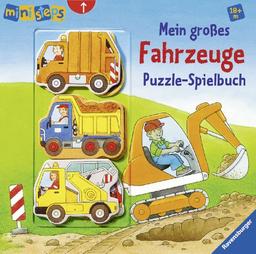 ministeps® Bücher: Mein großes Fahrzeuge Puzzle-Spielbuch: Ab 18 Monaten