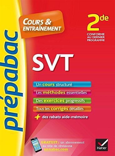 Sciences de la vie et de la Terre 2de : cours & entraînement