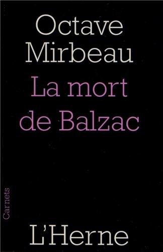 La mort de Balzac