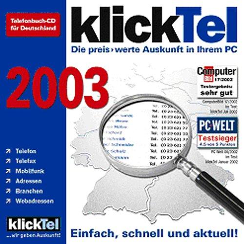 klickTel 2003, Ausgabe Juli