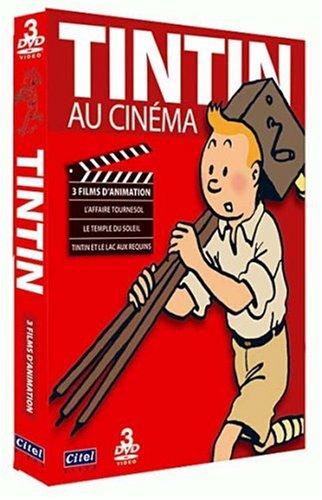 Coffret Tintin au cinéma - L'affaire Tournesol, Le Temple du Soleil, Le lac aux requins - 3 DVD [FR Import]