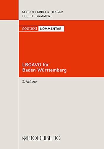 LBOAVO für Baden-Württemberg: Kommentar (context Kommentar)