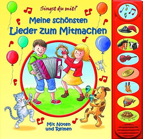 Meine schönsten Lieder zum Mitmachen - 8-Button-Soundbuch - interaktives Bilderbuch mit 8 beliebten Kinderliedern zum Mitsingen