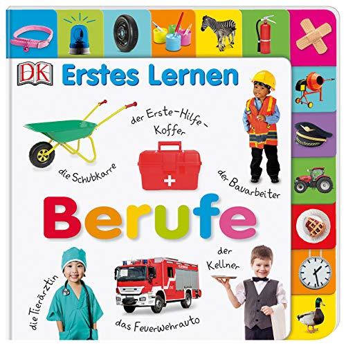 Erstes Lernen. Berufe: Pappbilderbuch mit Griff-Register und über 100 Fotos ab 1 Jahr