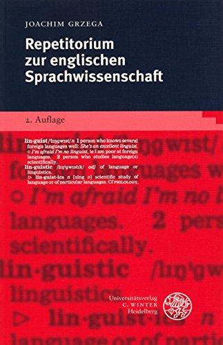 Repetitorium zur englischen Sprachwissenschaft (Sprachwissenschaftliche Studienbücher)