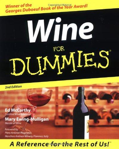 Wine for Dummies (For Dummies (Lifestyles Paperback))