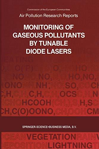 Monitoring of Gaseous Pollutants by Tunable Diode Lasers: Proceedings Of The International Symposium Held In Freiburg, Germany, 17-18 October 1991 . . ... The Commission of the European Communities