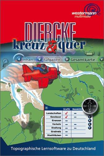 Diercke kreuz & quer, 1 CD-ROM Topographische Lernsoftware zu Deutschland. Für Windows 95/98/2000/NT/ME/XP oder MacOS Version 9.0. 3.-6. Schuljahr. Einzellizenz. 1:750.000