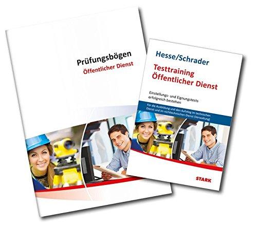 Bundles Beruf & Karriere - Hesse/Schrader:Testtraining Öffentlicher Dienst: Technischer Dienst