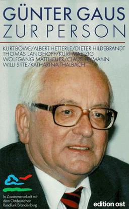 Zur Person, Bd.3, Kurt Böwe, Albert Hetterle, Dieter Hildebrandt, Thomas Langhoff, Kurt Maetzig, Wolfgang Mattheuer, Claus Peymann, Willi