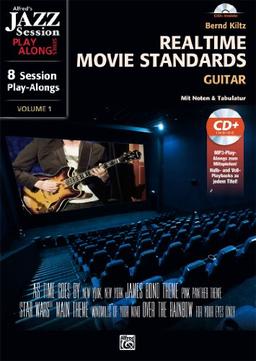 Realtime Movie Standards - Guitar: 8 Session Play-alongs von Film-Soundtracks für Gitarre mit MP3-CD