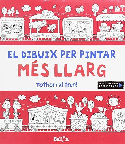 Tothom al tren! - El dibuix per pintar més llarg