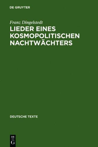 Lieder eines kosmopolitischen Nachtwächters (Deutsche Texte)