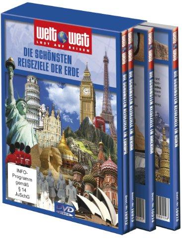 Die schönsten Reiseziele der Erde - welt weit [4 DVDs]