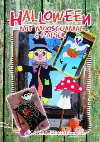 Halloween mit Moosgummi und Papier