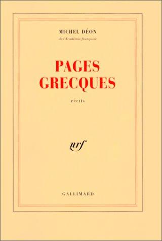 Pages grecques : récits