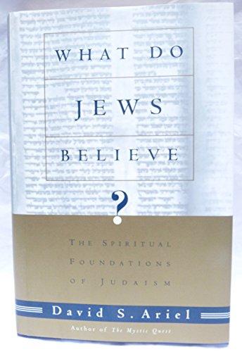 What Do Jews Believe?: The Spiritual Foundations of Judaism