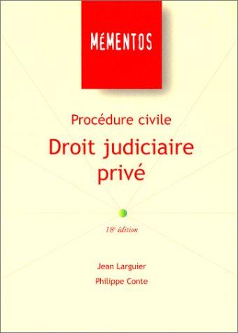 Procédure civile : droit judiciaire privé