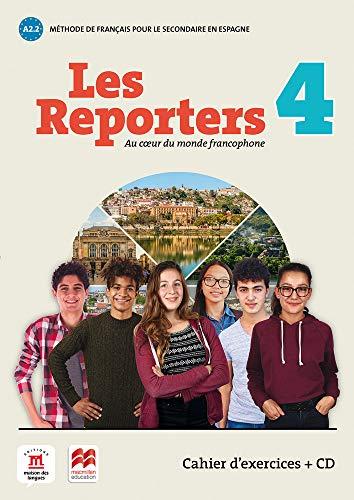 Les reporters 4 - A2.2Éd. Macmillan - Cahier d'exercices + CD