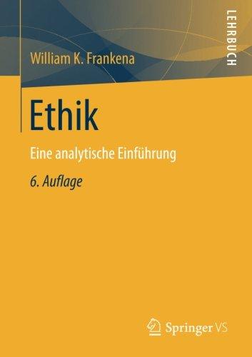 Ethik: Eine analytische Einführung