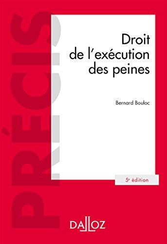 Droit de l'exécution des peines