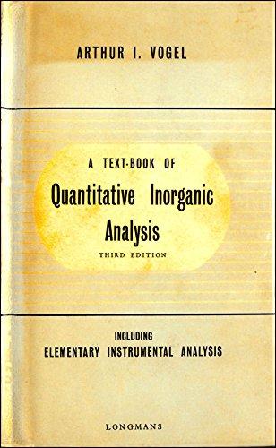 Textbook of Quantitative Inorganic Analysis