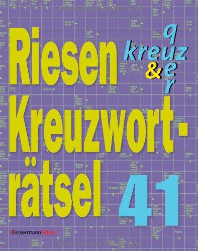 Riesen-Kreuzworträtsel 41