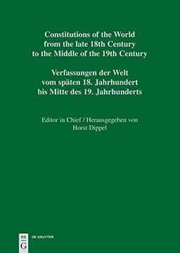 Constitutions of the World from the late 18th Century to the Middle of  the 19th Century. Europe.. Constitutional Documents of Italy and Malta 1787-1850: Modena and Reggio - Verona / Malta