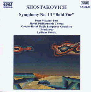 Schostakowitsch: Sinfonie 13 Slovak