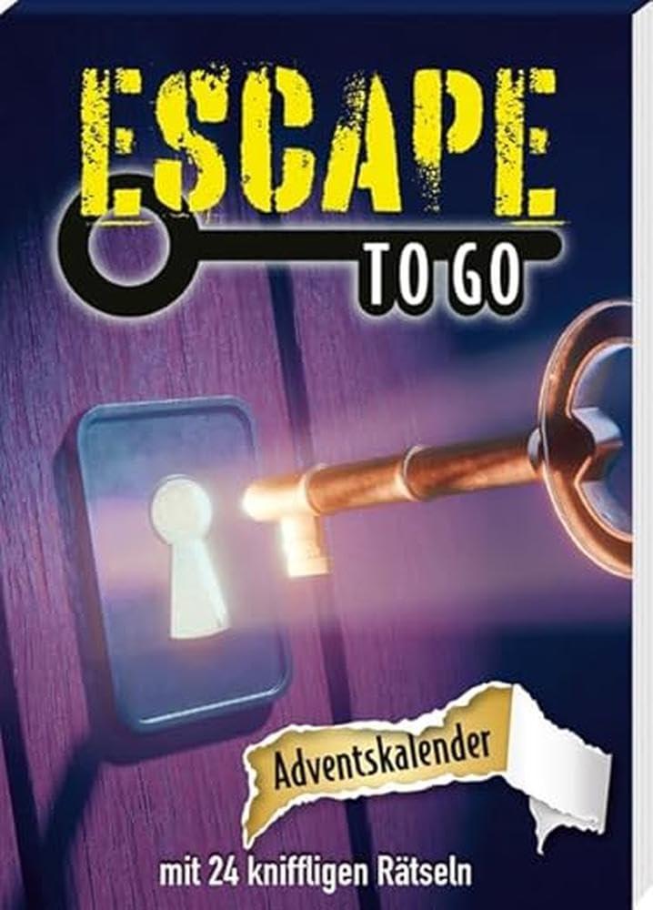 Escape to go: Adventskalender mit 24 kniffligen Rätseln