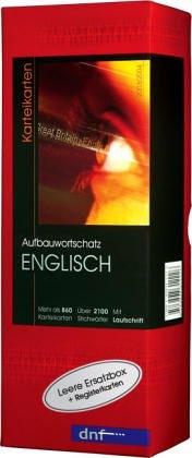 Aufbauwortschatz Englisch - leere Ersatzbox