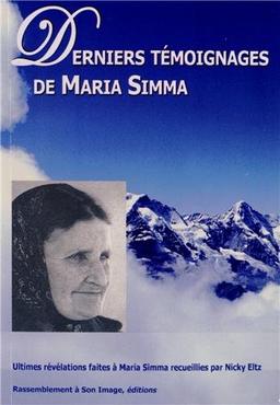 Derniers témoignages de Maria Simma