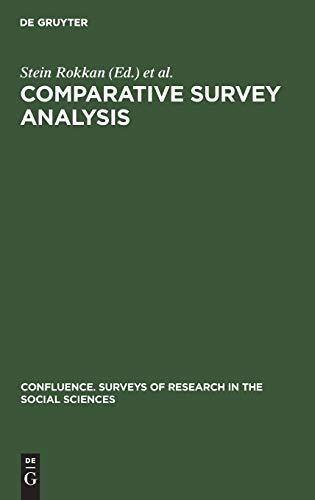 Comparative survey analysis (Confluence. Surveys of research in the social sciences, 12, Band 12)