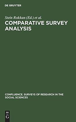 Comparative survey analysis (Confluence. Surveys of research in the social sciences, 12, Band 12)