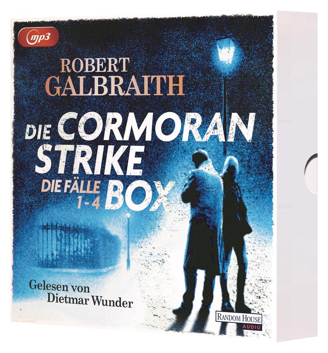 Die Cormoran Strike Box: Der Ruf des Kuckucks – Der Seidenspinner – Die Ernte des Bösen – Weißer Tod