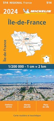 ILE DE FRANCE 10514 2024: wegenkaart schaal 1:200.000 (Regionale kaarten Michelin)