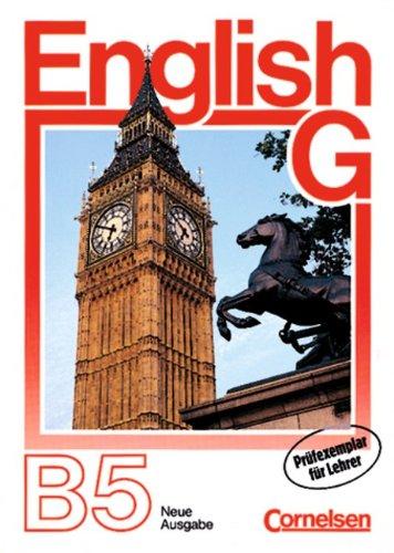 English G, Ausgabe B, Bd.5, Schülerbuch: 9. Schuljahr für Realschulen, Gesamtschulen, Mittelschulen, Regelschulen und Sekundarschulen