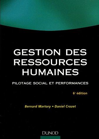 Gestion des ressources humaines : pilotage social et performances