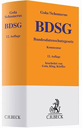 BDSG: Bundesdatenschutzgesetz