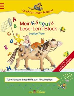 Mein Känguru Lese-Lern-Block, Lustige Tiere