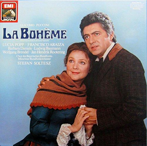 Puccini: La Boheme (Gesamtaufnahme in deutscher Sprache - München 1985) [Vinyl Schallplatte] [2 LP Box-Set]