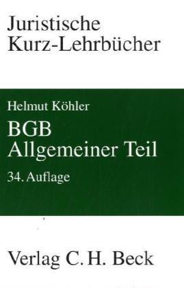 BGB Allgemeiner Teil